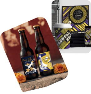 branding printing design for labels and poster