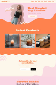 Squarespace template customization screen showing design flexibility and content management tools for a personalized website.